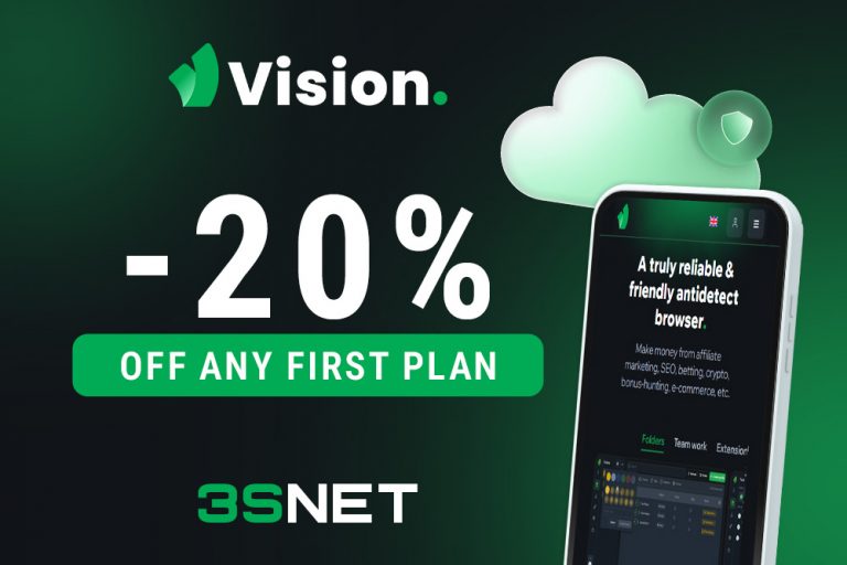 browser Vision Promo Code | 3SNET Partner