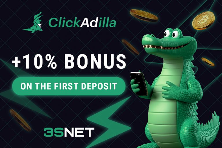 ClickAdilla Promo Code First Deposit Bonus Code on 3SINFO