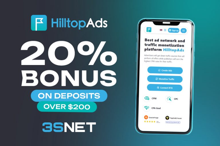 Enter the promo code HilltopAds SNTIGMNG in the tab 