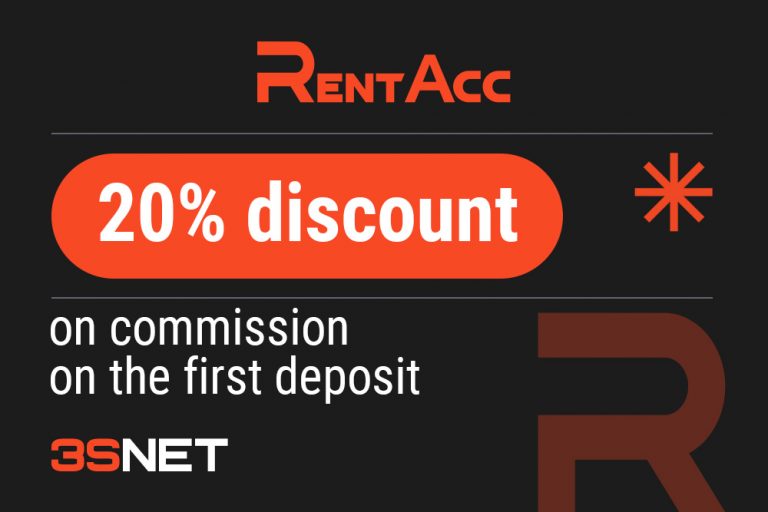 Look for a promo code for a discount in RENTACC on 3SNET!